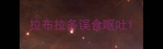 拉布拉多误食呕吐