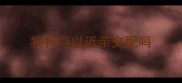 狗狗可以近亲交配吗