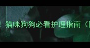 疫苗后洗澡禁忌猫咪狗狗必看护理指南附超全注意事项