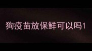 狗疫苗放保鲜可以吗