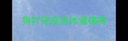 狗打完疫苗体温偏高