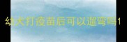 幼犬打疫苗后可以遛弯吗