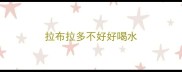 拉布拉多不好好喝水