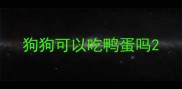 狗狗可以吃鸭蛋吗