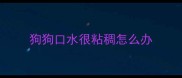 狗狗口水很粘稠怎么办