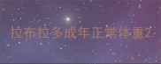 拉布拉多成年正常体重