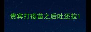 贵宾打疫苗之后吐还拉