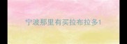 宁波那里有买拉布拉多