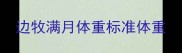边牧满月体重标准体重
