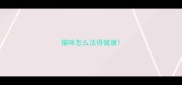 猫咪怎么活得健康
