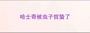哈士奇被虫子哲蛰了