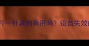 狗狗疫苗只打一针真的有用吗疫苗失效的真相大
