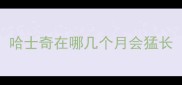 哈士奇在哪几个月会猛长
