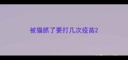被猫抓了要打几次疫苗