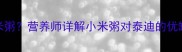 泰迪犬能不能喝小米粥营养师详解小米粥对泰迪的优缺点及科学喂养建议