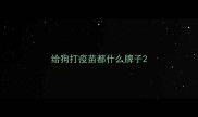 给狗打疫苗都什么牌子