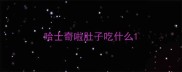 哈士奇啦肚子吃什么