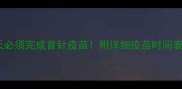 幼犬到家三天必须完成首针疫苗附详细疫苗时间表与注意事项