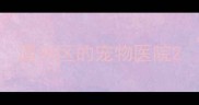 通州区的宠物医院