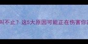 哈士奇突然狂叫不止这5大原因可能正在伤害你家毛孩健康