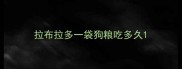 拉布拉多一袋狗粮吃多久
