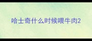 哈士奇什么时候喂牛肉