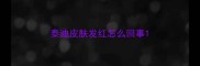 泰迪皮肤发红怎么回事
