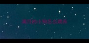 满月的小狗怎么喂养