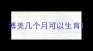 博美几个月可以生育