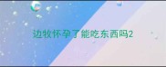边牧怀孕了能吃东西吗