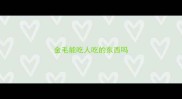 金毛能吃人吃的东西吗