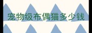 宠物级布偶猫多少钱