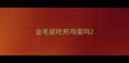 金毛能吃煎鸡蛋吗