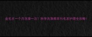 金毛犬一个月洗澡一次科学洗澡频率与毛发护理全攻略