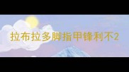 拉布拉多脚指甲锋利不