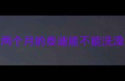 两个月的泰迪能不能洗澡