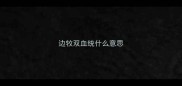 边牧双血统什么意思