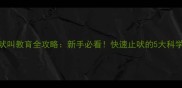 边牧吠叫教育全攻略新手必看快速止吠的5大科学方法