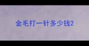 金毛打一针多少钱