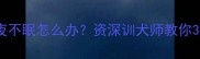 2个月大幼犬昼夜不眠怎么办资深训犬师教你3步紧急应对指南