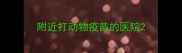 附近打动物疫苗的医院