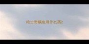 哈士奇螨虫用什么药