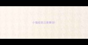 小猫疫苗注意事项