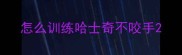 怎么训练哈士奇不咬手