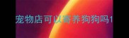 宠物店可以寄养狗狗吗