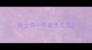 哈士奇一年能生几次