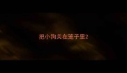 把小狗关在笼子里