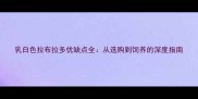 乳白色拉布拉多优缺点全从选购到饲养的深度指南