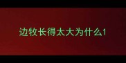 边牧长得太大为什么