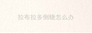 拉布拉多倒睫怎么办